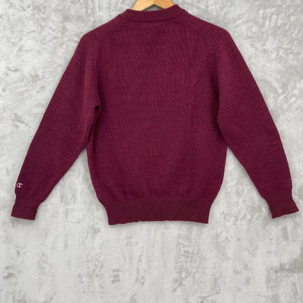 Champion Vintage Denver Parks and Recreation Burgundy Crewneck Sweater
